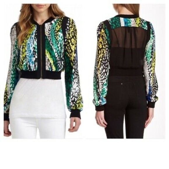 BCBGMAXAZRIA bomber - Picture 1 of 6